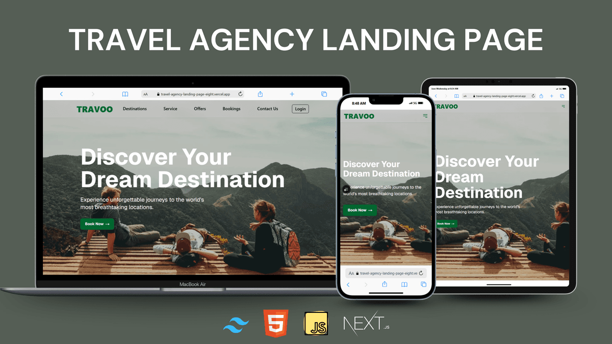 Responsive Travel Agency Landing Page